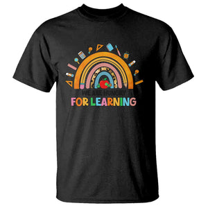 We Are Hungry For Learning T Shirt Back To School Rainbow Caterpillar Apple TS11 Black Print Your Wear