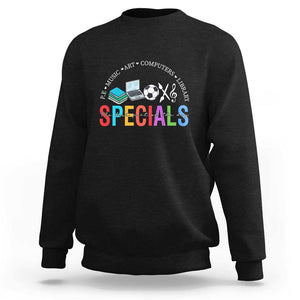 Special Teacher Sweatshirt School Subjects The Best Part Of The Day TS11 Black Print Your Wear