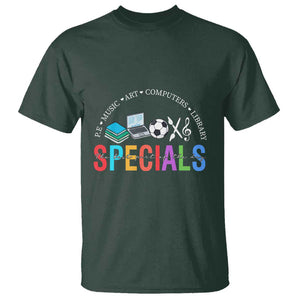 Special Teacher T Shirt School Subjects The Best Part Of The Day TS11 Dark Forest Green Print Your Wear