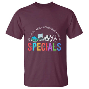 Special Teacher T Shirt School Subjects The Best Part Of The Day TS11 Maroon Print Your Wear