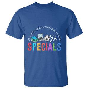 Special Teacher T Shirt School Subjects The Best Part Of The Day TS11 Royal Blue Print Your Wear