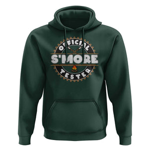 Funny Official Smores Tester Hoodie Camping Chocolate Marshmallow TS11 Dark Forest Green Print Your Wear