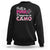 Funny Hunter Sweatshirt Pretty In Pink Dangerous In Camo Hunting TS11 Black Print Your Wear