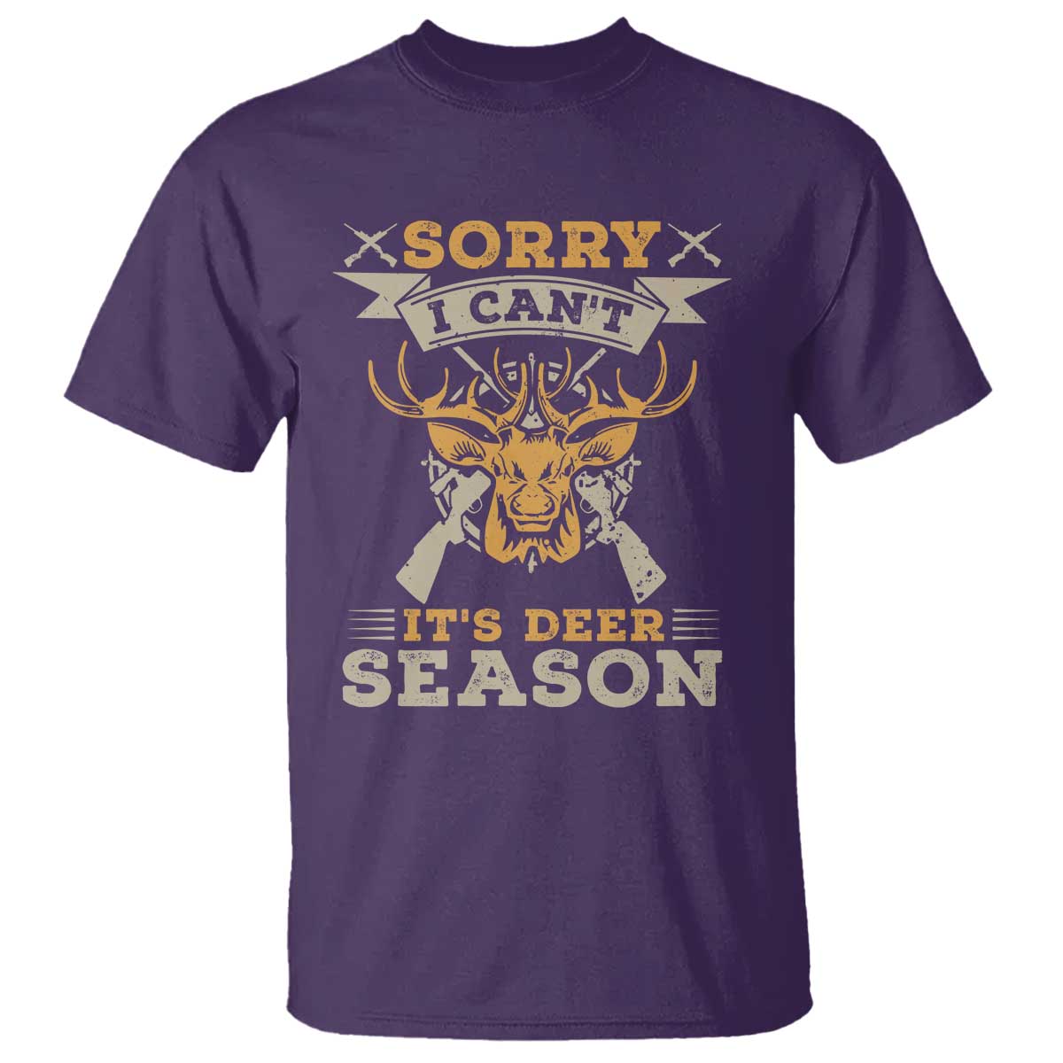Funny Deer Hunting T Shirt Sorry I Cant It Is Deer Season