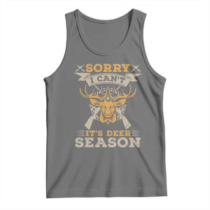 Funny Deer Hunting Tank Top Sorry I Cant It Is Deer Season