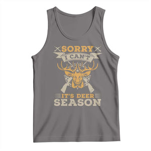 Funny Deer Hunting Tank Top Sorry I Cant It Is Deer Season
