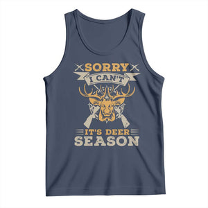 Funny Deer Hunting Tank Top Sorry I Cant It Is Deer Season