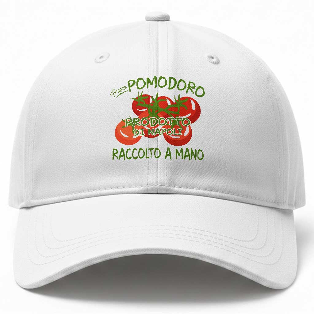 Italian Tomato Baseball Cap Fresco Pomodoro Prodotto Di Napoli Cottagecore Aesthetic TS11 Print Your Wear