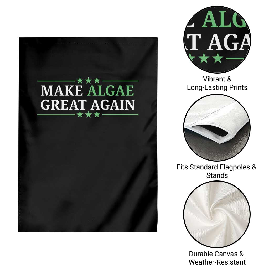 Make Algae Great Again Garden Flag Funny Political Satire Lincoln Reflecting Pool TS11 Print Your Wear