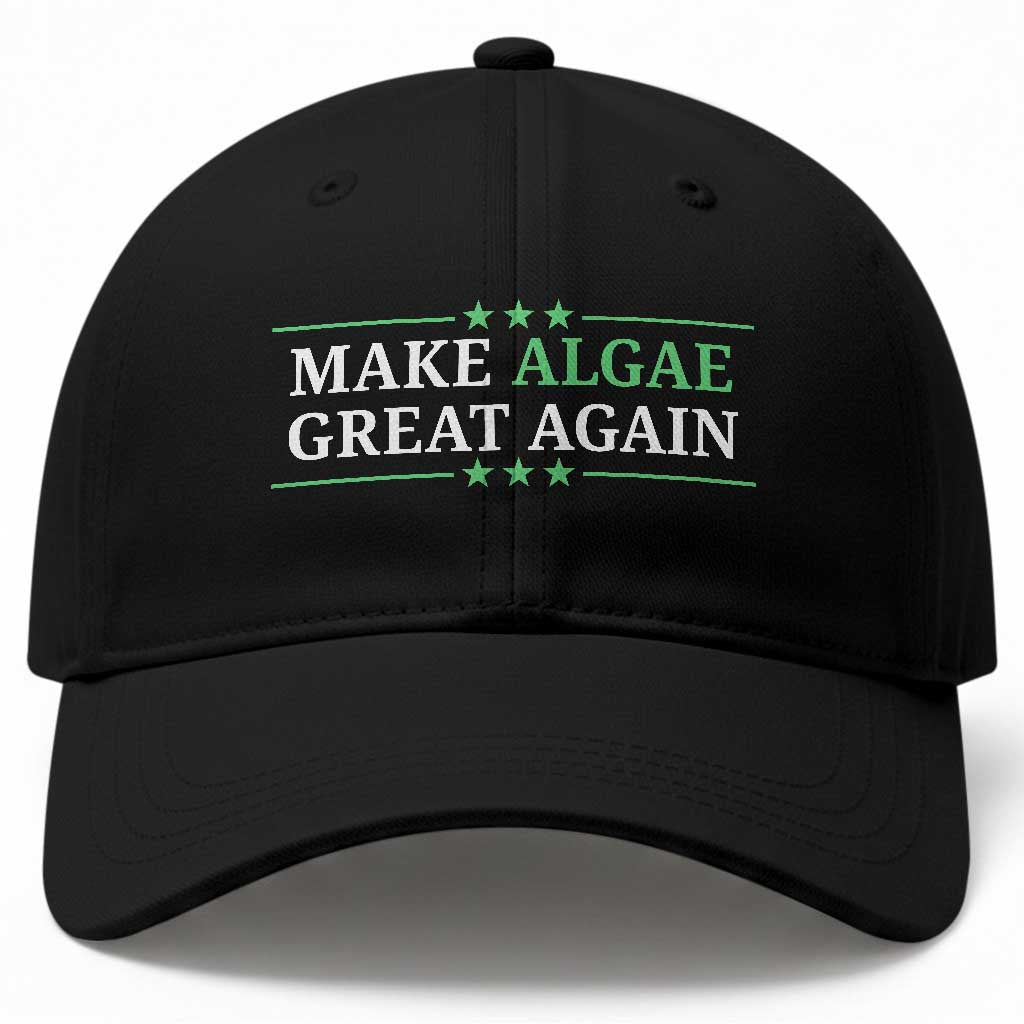 Make Algae Great Again Baseball Cap Funny Political Satire Lincoln Reflecting Pool TS11 Print Your Wear