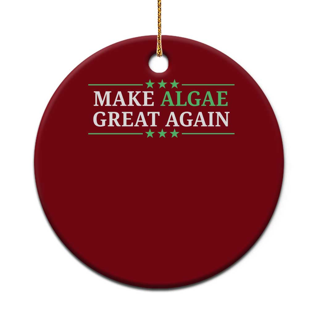 Make Algae Great Again Ceramic Ornament Funny Political Satire Lincoln Reflecting Pool TS11 1pc Red Print Your Wear