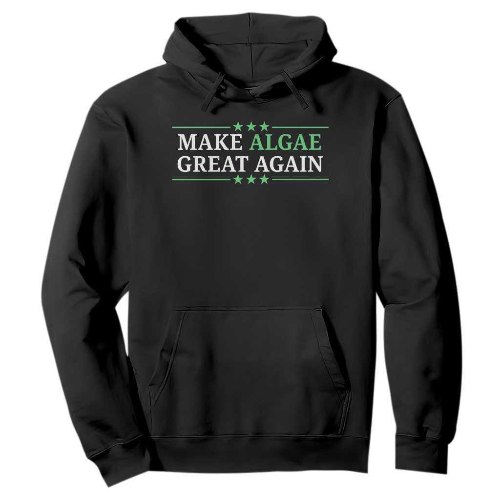 Make Algae Great Again Hoodie Funny Political Satire Lincoln Reflecting Pool TS11 Black Print Your Wear