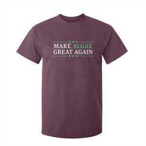 Make Algae Great Again T Shirt For Kid Funny Political Satire Lincoln Reflecting Pool TS11 Maroon Print Your Wear