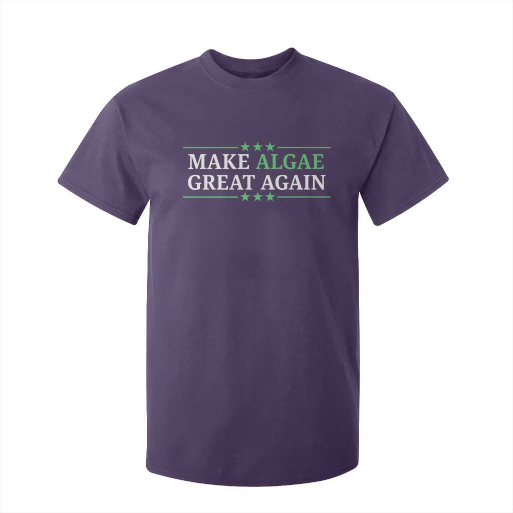 Make Algae Great Again T Shirt For Kid Funny Political Satire Lincoln Reflecting Pool TS11 Purple Print Your Wear