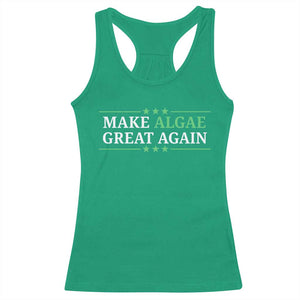 Make Algae Great Again Racerback Tank Top Funny Political Satire Lincoln Reflecting Pool TS11 Irish Green Print Your Wear
