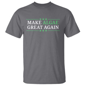 Make Algae Great Again T Shirt Funny Political Satire Lincoln Reflecting Pool TS11 Charcoal Print Your Wear