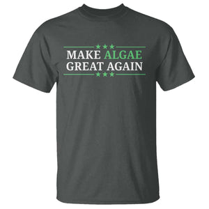 Make Algae Great Again T Shirt Funny Political Satire Lincoln Reflecting Pool TS11 Dark Heather Print Your Wear