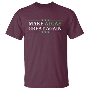 Make Algae Great Again T Shirt Funny Political Satire Lincoln Reflecting Pool TS11 Maroon Print Your Wear