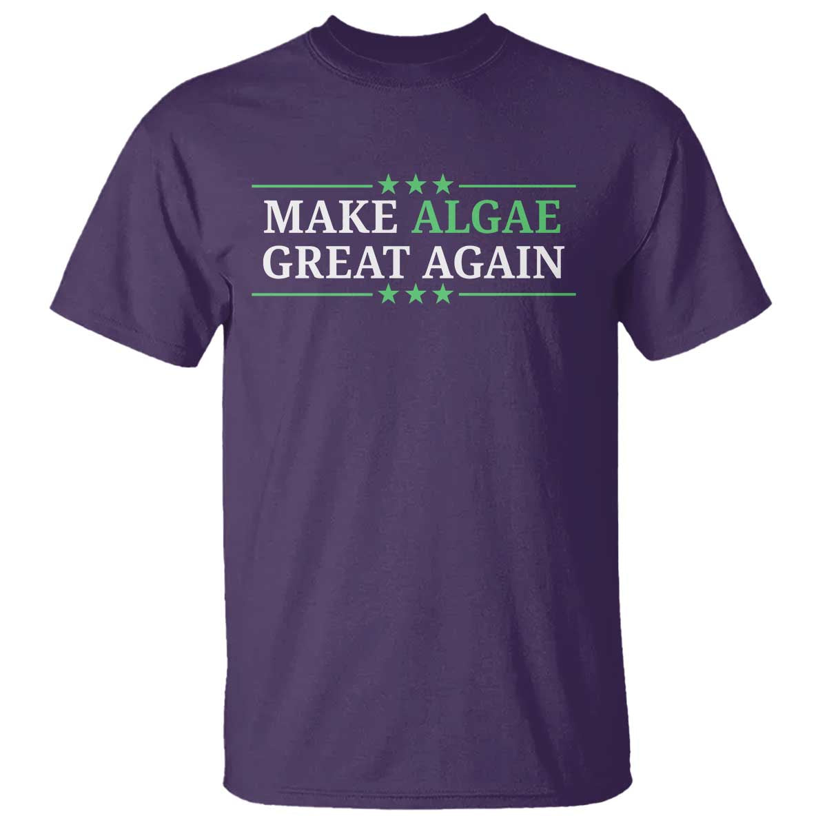 Make Algae Great Again T Shirt Funny Political Satire Lincoln Reflecting Pool TS11 Purple Print Your Wear