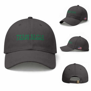 Team Algae Baseball Cap Political Satire Lincoln Reflecting Pool Midterm TS11 Baseball Cap Universal Fit Dark Gray Print Your Wear
