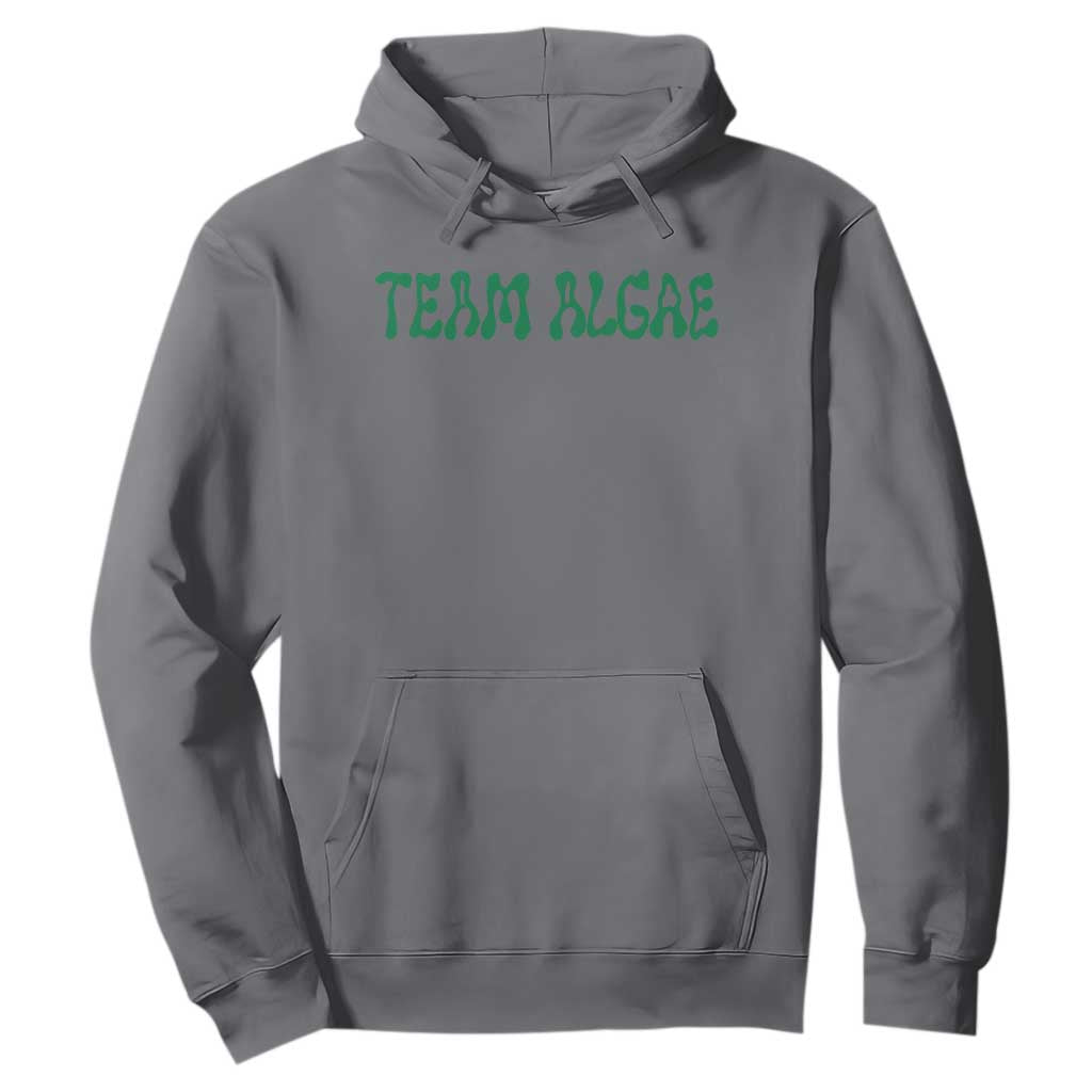 Team Algae Hoodie Political Satire Lincoln Reflecting Pool Midterm TS11 Charcoal Print Your Wear