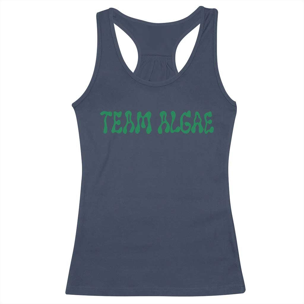 Team Algae Racerback Tank Top Political Satire Lincoln Reflecting Pool Midterm TS11 Navy Print Your Wear