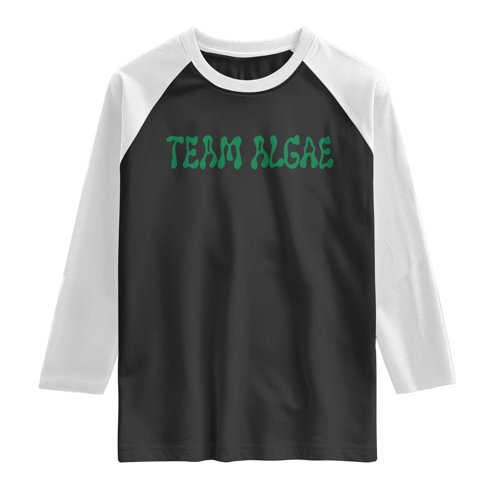 Team Algae Raglan Shirt Political Satire Lincoln Reflecting Pool Midterm TS11 Black White Print Your Wear