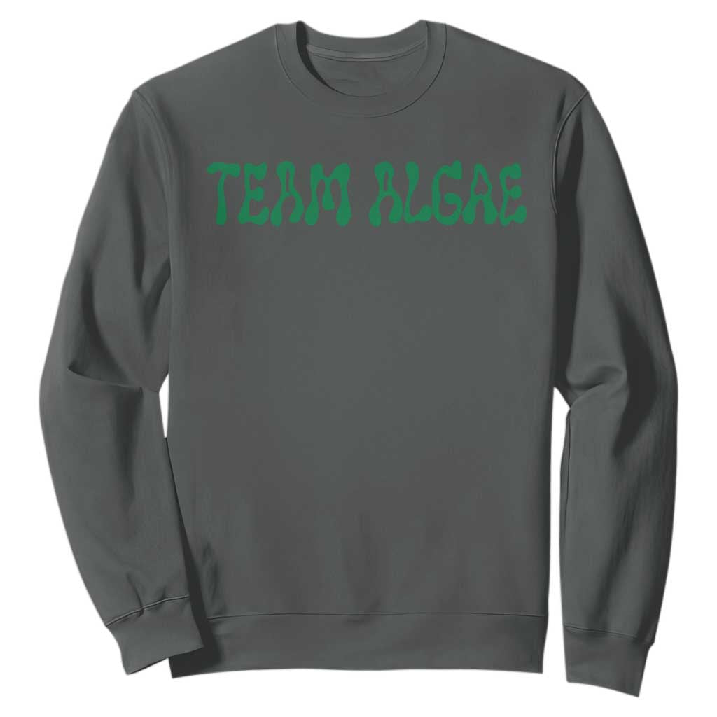 Team Algae Sweatshirt Political Satire Lincoln Reflecting Pool Midterm TS11 Dark Heather Print Your Wear