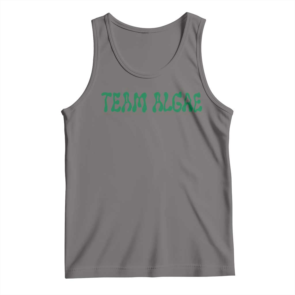 Team Algae Tank Top Political Satire Lincoln Reflecting Pool Midterm TS11 Deep Heather Print Your Wear