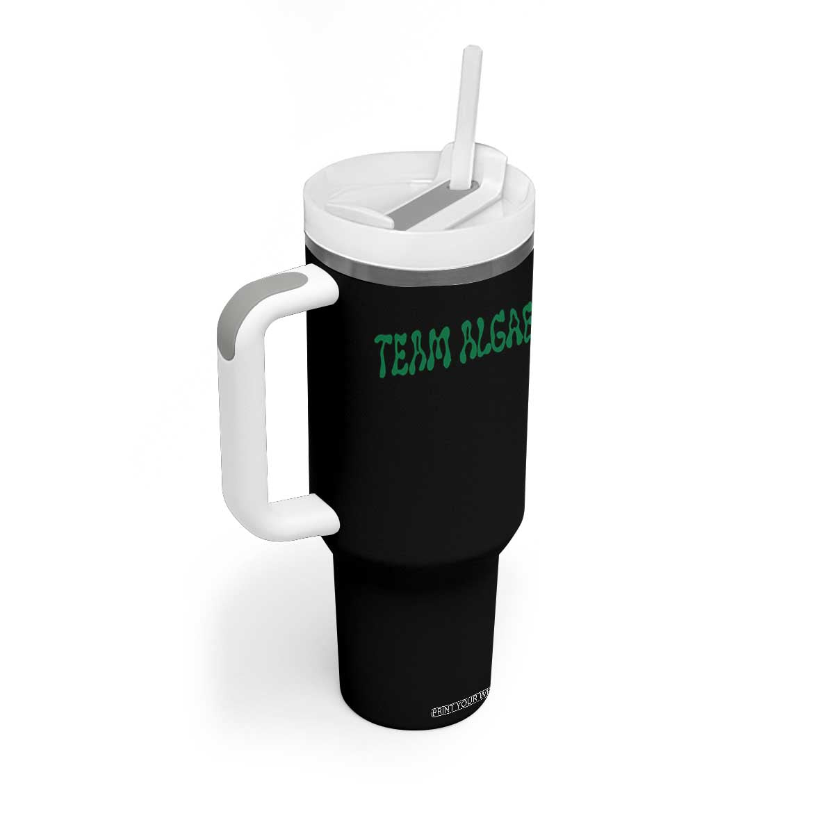 Team Algae Tumbler With Handle Political Satire Lincoln Reflecting Pool Midterm TS11 Print Your Wear