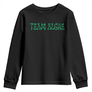 Team Algae Youth Sweatshirt Political Satire Lincoln Reflecting Pool Midterm TS11 Black Print Your Wear