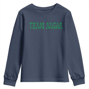 Team Algae Youth Sweatshirt Political Satire Lincoln Reflecting Pool Midterm TS11 Navy Print Your Wear