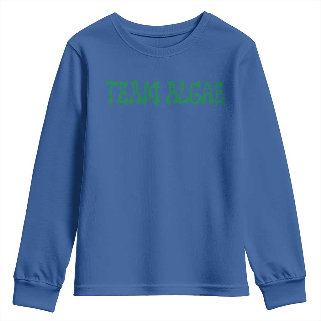 Team Algae Youth Sweatshirt Political Satire Lincoln Reflecting Pool Midterm TS11 Royal Blue Print Your Wear