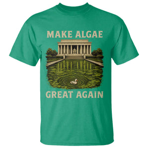 Make Algae Great Again T Shirt Funny Lincoln Memorial Reflecting Pool TS11 Irish Green Print Your Wear