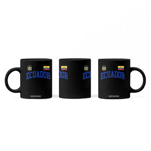 Ecuador Vintage Throwback Soccer Jersey Style Coffee Mug Ecuadorian Hispanic Heritage TS11 Print Your Wear
