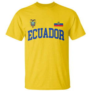 Ecuador Vintage Throwback Soccer Jersey Style T Shirt Ecuadorian Hispanic Heritage TS11 Daisy Print Your Wear