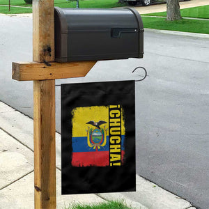 Chucha Funny Ecuadorian Slang Vintage Ecuador Flag Garden Flag TS11 Print Your Wear