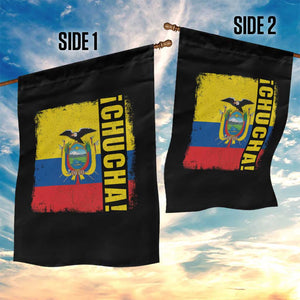 Chucha Funny Ecuadorian Slang Vintage Ecuador Flag Garden Flag TS11 Print Your Wear