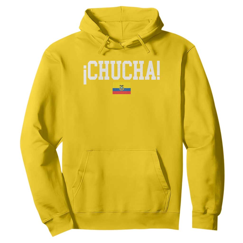 Chucha Funny Ecuadorian Slang Ecuador Flag Latino Saying Hoodie TS11 Daisy Print Your Wear