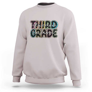 3rd Grade Dream Team Sweatshirt Third Grade Teacher Back to School TS11 Ice Gray Print Your Wear