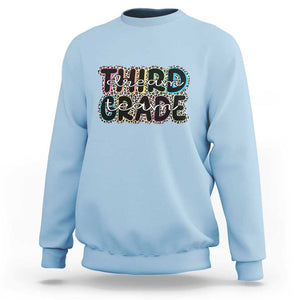 3rd Grade Dream Team Sweatshirt Third Grade Teacher Back to School TS11 Light Blue Print Your Wear