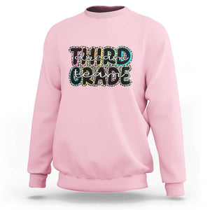 3rd Grade Dream Team Sweatshirt Third Grade Teacher Back to School TS11 Light Pink Print Your Wear