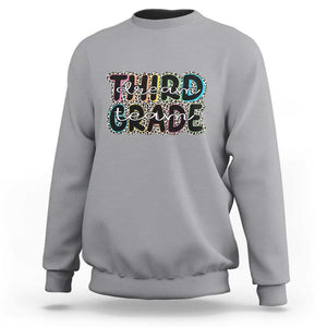 3rd Grade Dream Team Sweatshirt Third Grade Teacher Back to School TS11 Sport Gray Print Your Wear