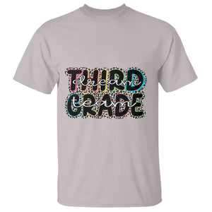 3rd Grade Dream Team T Shirt Third Grade Teacher Back to School TS11 Ice Gray Print Your Wear