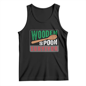 Funny Wooden Spoon Survivor Tank Top Italian Parenting