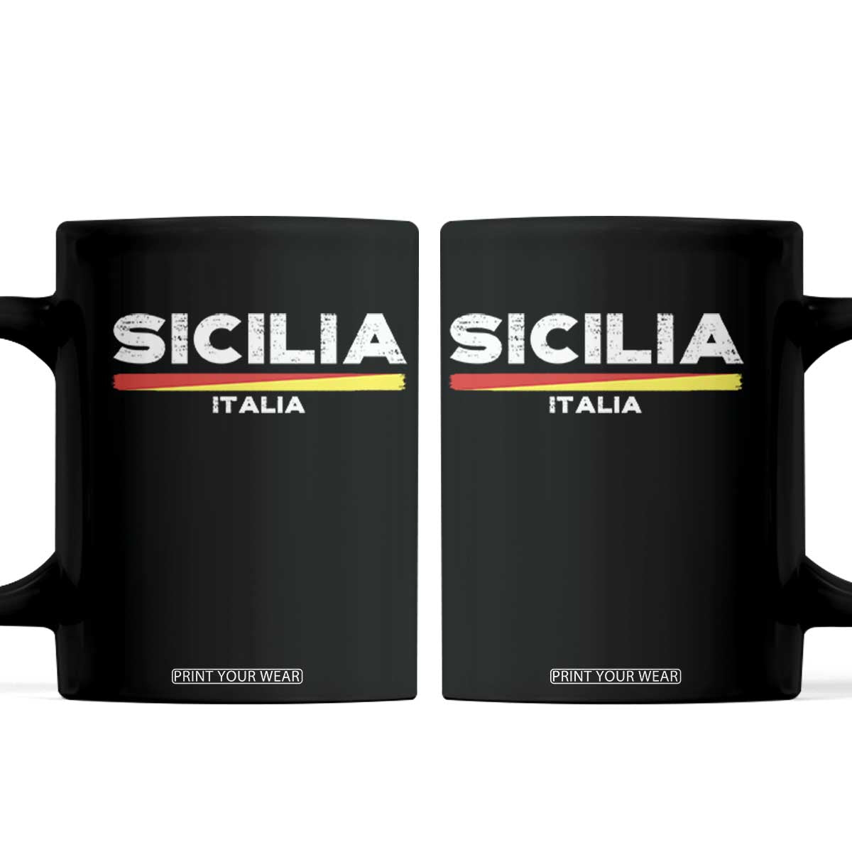 Proud Sicilian Italian Sicilia Flag Sicily Palermo Italy Coffee Mug