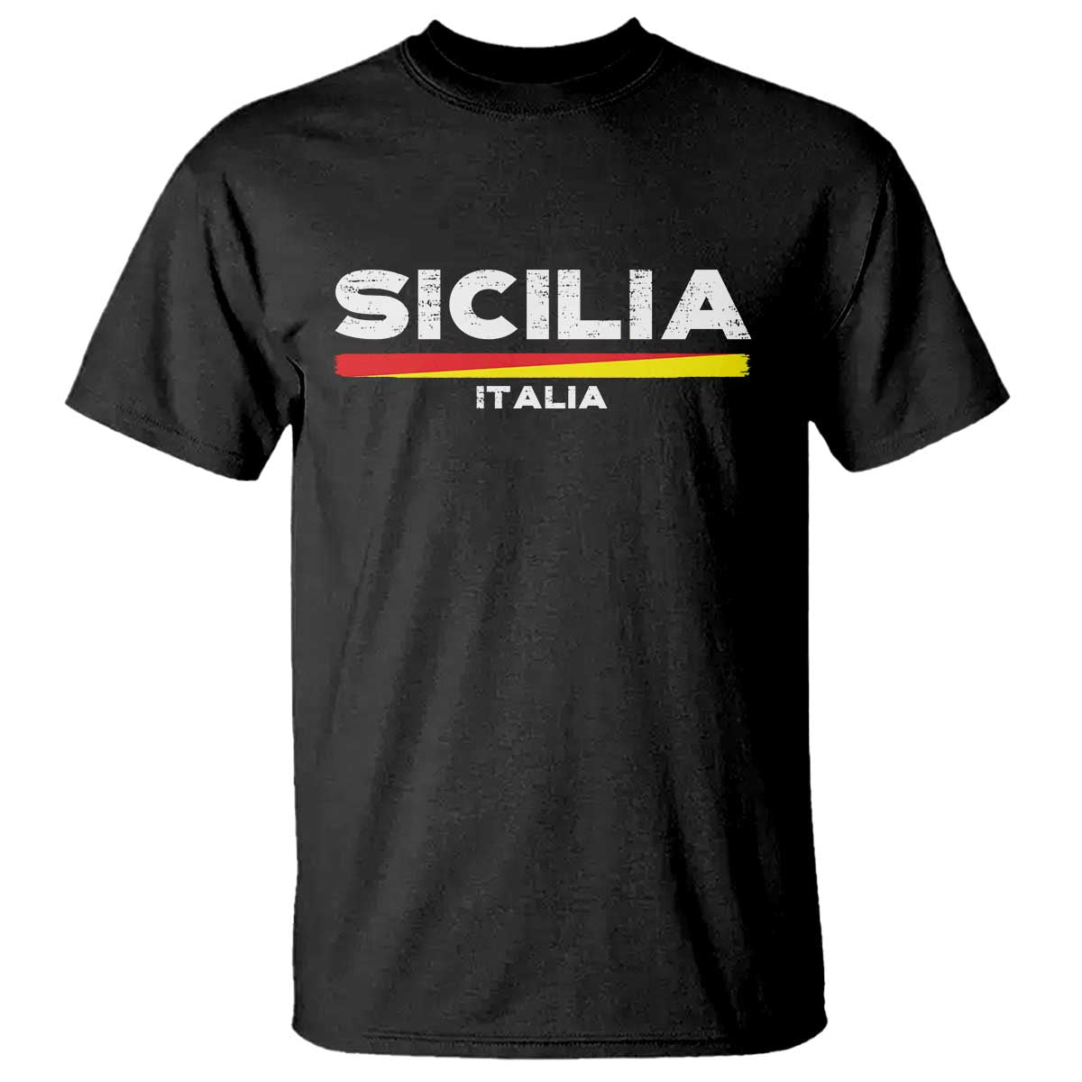 Proud Sicilian Italian Sicilia Flag Sicily Palermo Italy T Shirt