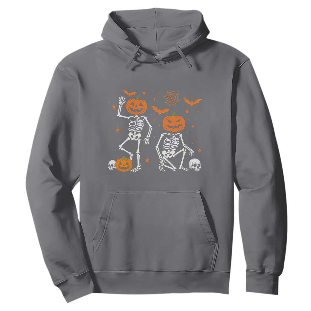 Funny Trump Hallloween Skeleton Pumpkin Political Satire Hoodie TS11 Charcoal Print Your Wear