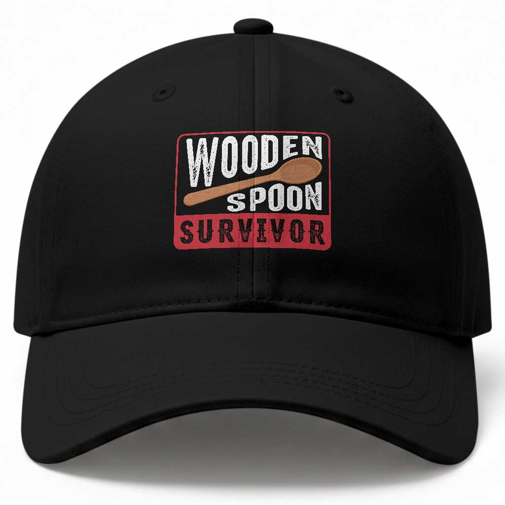 Funny Wooden Spoon Survivor Baseball Cap Italian Filipino Pride