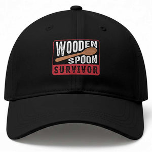 Funny Wooden Spoon Survivor Baseball Cap Italian Filipino Pride